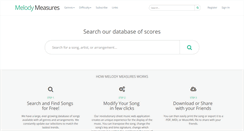 Desktop Screenshot of melodymeasures.com